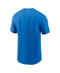 Nike Men's Blue Detroit Lions Primary Logo T-Shirt