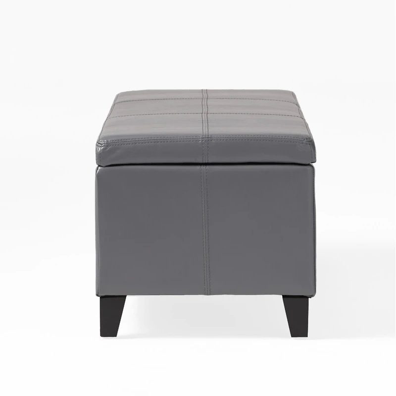 Glouster Storage Ottoman - Contemporary Upholstered Footrest with Hidden Storage