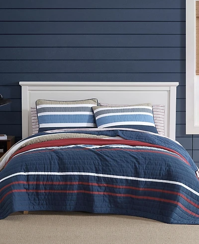Nautica Bradford Reversible Piece Quilt Set