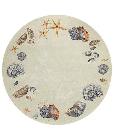 Dalyn Seabreeze Washable SZ9 8'x8' Round Area Rug