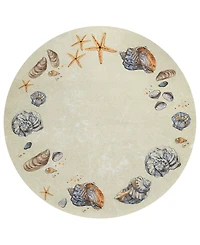 Dalyn Seabreeze Washable SZ9 8'x8' Round Area Rug