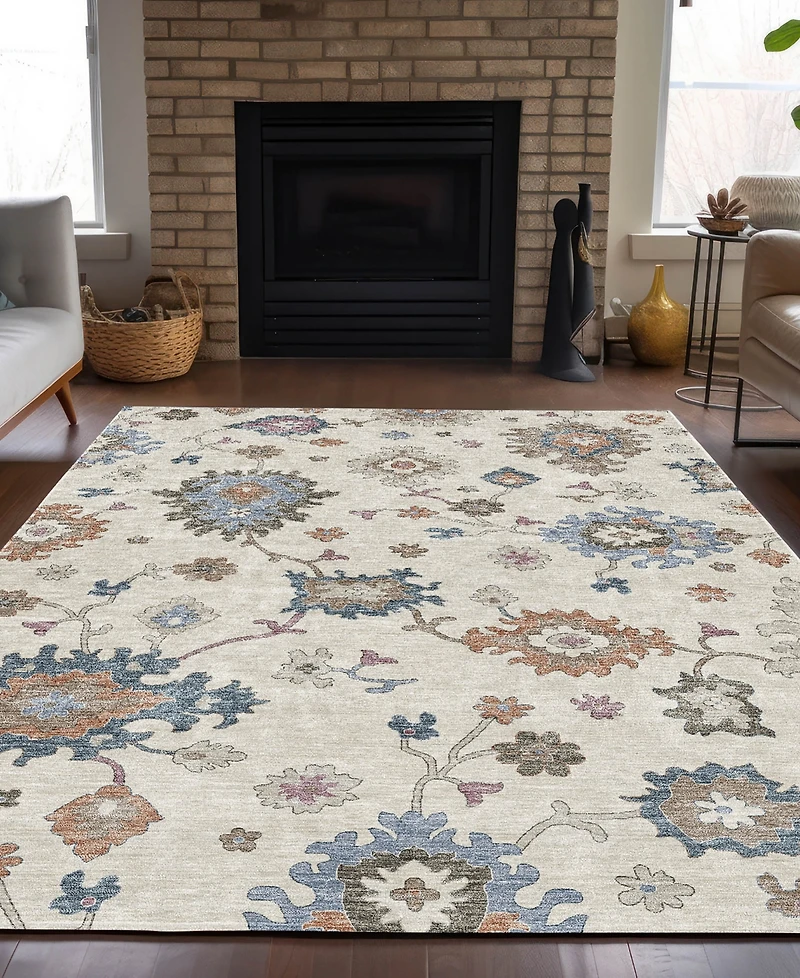 Dalyn Hatay Washable HY4 2'3"x7'6" Runner Area Rug