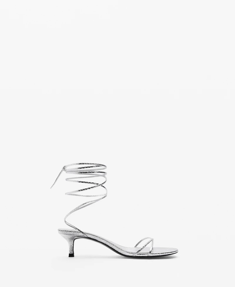 Mango Women's Strappy Heeled Sandals