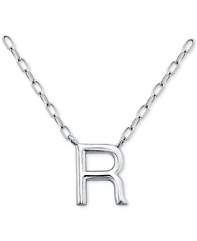 Giani Bernini Initial R Pendant Necklace in Sterling Silver, 16" + 2" extender, Created for Macy's
