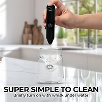 Powerful Handheld Mini FrothMate Milk Frother Stainless Steel