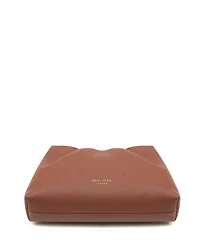 Esin Akan Midi Mayfair Leather Clutch Crossbody Bag