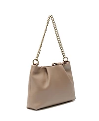 Esin Akan Midi Mayfair Leather Clutch Crossbody Bag