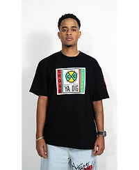 Cross Colours Men's Label Logo T- shirt