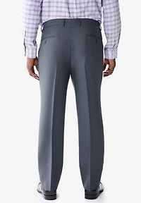 KingSize Big & Tall Easy Movement Pleat-Front Expandable Dress Pants