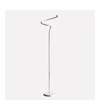 Streamdale Matte White Curvilinear Floor Lamp