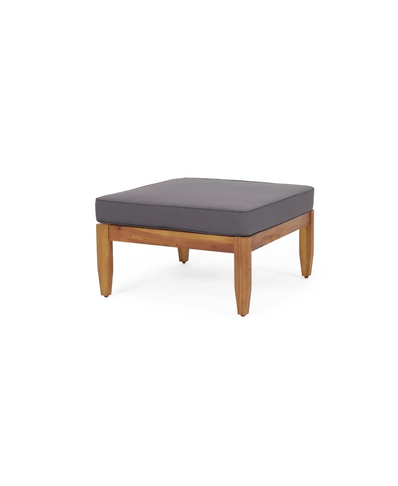 Streamdale Acacia Wood Sofa Chat Set with Cushions