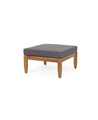 Streamdale Acacia Wood Sofa Chat Set with Cushions