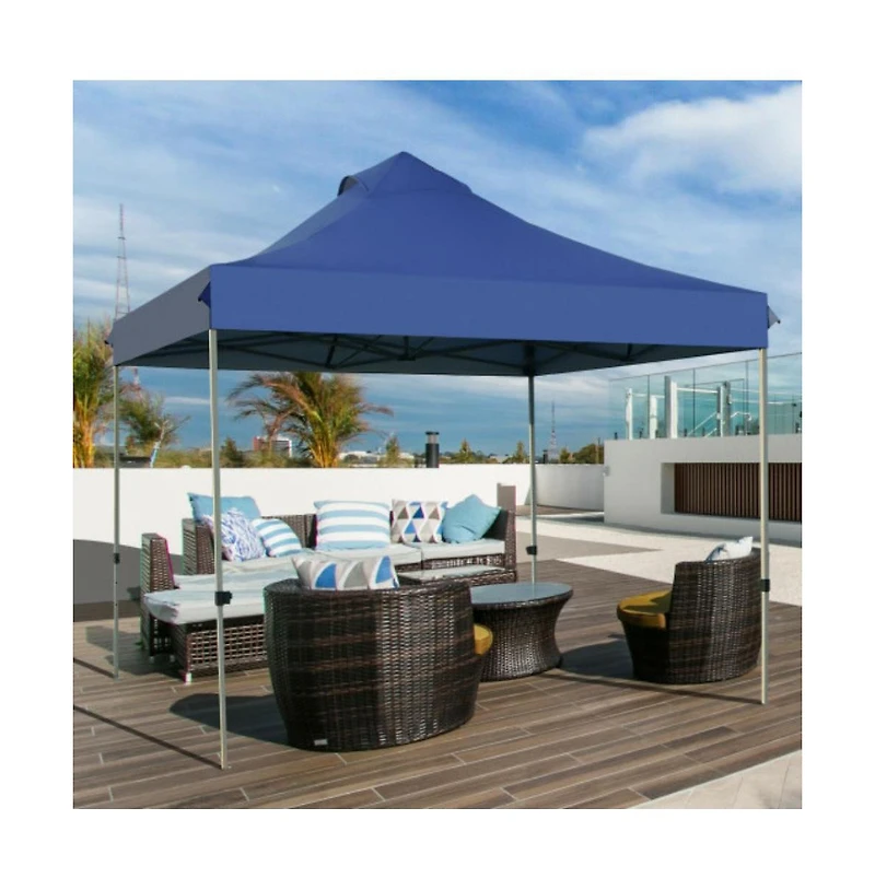 Slickblue 10' x Portable Pop Up Canopy Event Party Tent Adjustable with Roller Bag