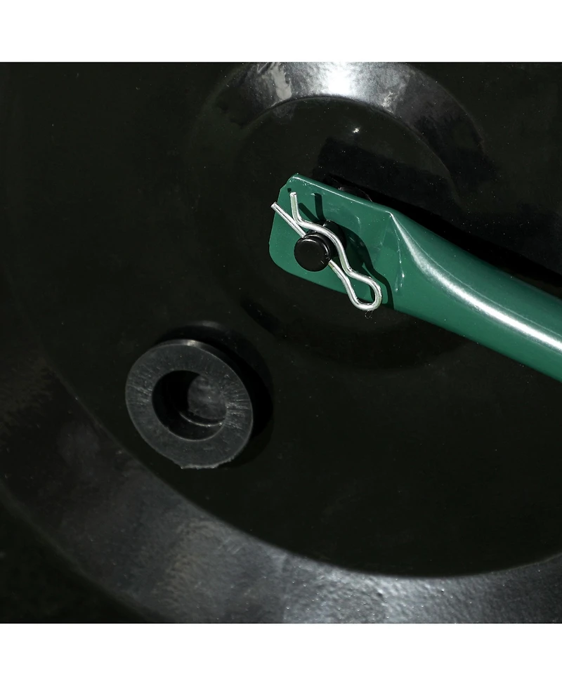 3-Piece Push and Tow-Behind Lawn Roller with 15 Gallon Capacity