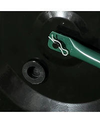 3-Piece Push and Tow-Behind Lawn Roller with 15 Gallon Capacity