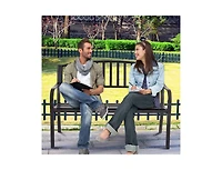 Slickblue 50 Inch Patio Garden Bench Loveseats for Outdoor