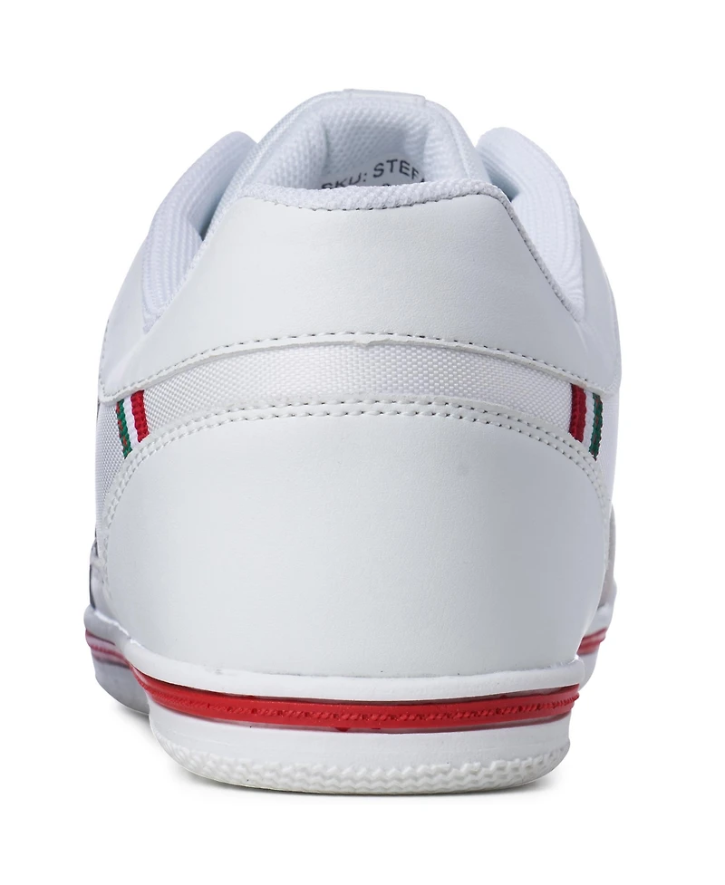 Alpine Swiss Men's Stefan Retro Sneakers For Men Stylish Low-Top Shoes with Suede Trim Perfect Casual Footwear Fashion Tennis