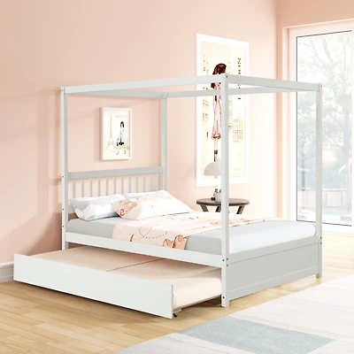 Streamdale Full Bed With Twin Trundle