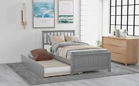 Streamdale Twin Size Platform Bed With Trundle
