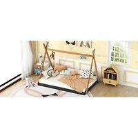 Streamdale Full Size Tent Floor Bed With Triangle Structure