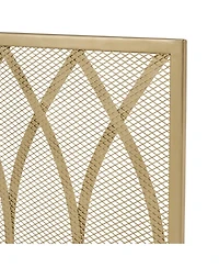 Streamdale Gold Overlap Fire Screen
