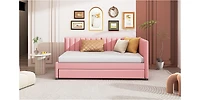 Streamdale Twin Upholstered Daybed with Trundle