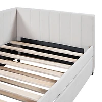 Streamdale Twin Upholstered Daybed with Trundle
