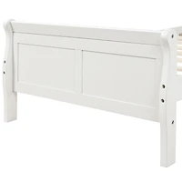 Streamdale Twin Platform Wood Sleigh Bed Frame with Headboard