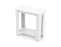 Slickblue 2-Tier Modern Compact End Table with Storage Shelf