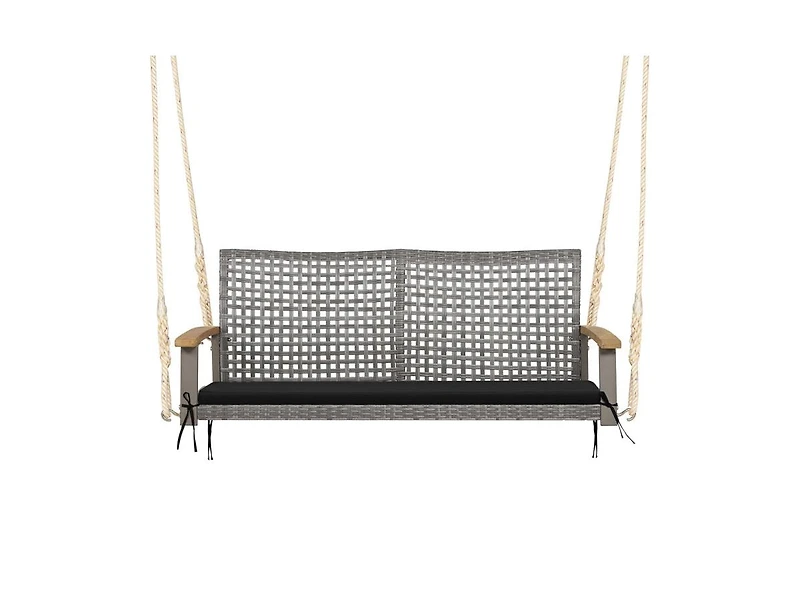 Slickblue 2-Person Patio Wicker Hanging Swing Chair