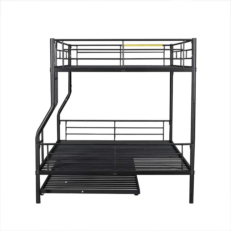 Streamdale Full Xl Over Queen Metal Bunk Bed With Trundle