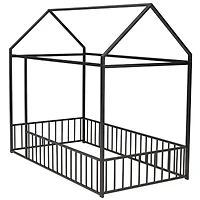 Streamdale Twin Metal Bed with Fence