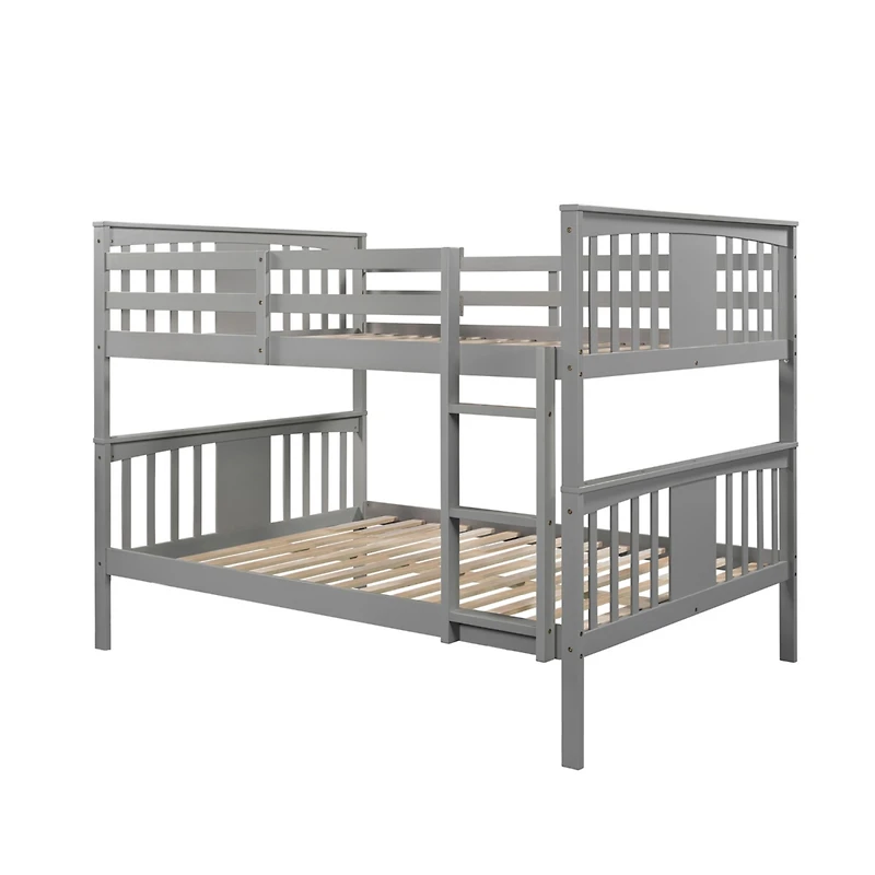 Streamdale Full Over Bunk Bed With Ladder For Bedroom, Guest Room Furniture