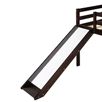 Streamdale Loft Bed With Slide, Multifunctional Design, Twin