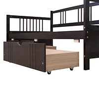 Streamdale Twin Daybed Wood Bed With Two Drawers