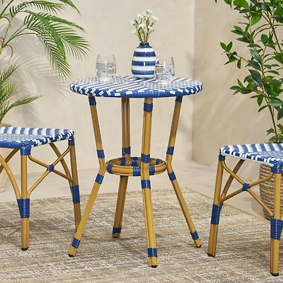 Streamdale Parisian Bistro Table Vibrant Elegance for Outdoor Oasis