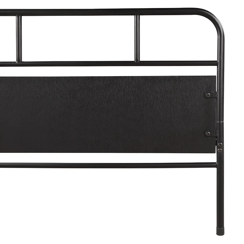 Streamdale Furniture Metal Daybed Platform Bed Frame With Trundle Built-In Casters, Twin Size