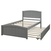 Streamdale Twin Platform Bed With Trundle