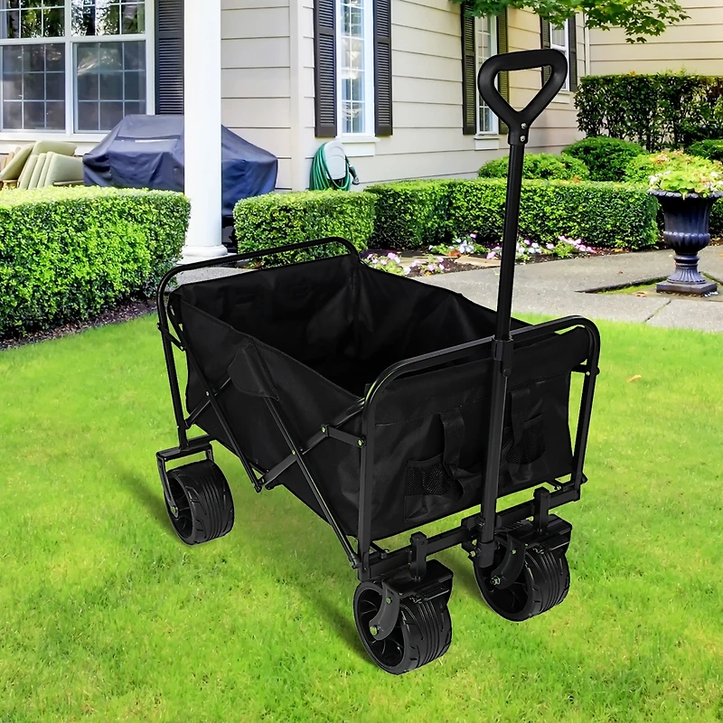 Rugged Folding Wagon Effortless Off-Road Transportation, Heavy-Duty Storage