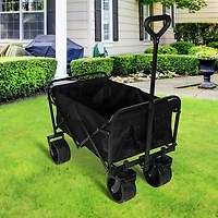 Rugged Folding Wagon Effortless Off-Road Transportation, Heavy-Duty Storage