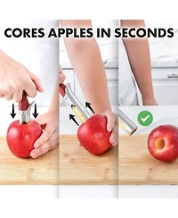 Zulay Kitchen 2 Pack Premium Apple Corer Tool