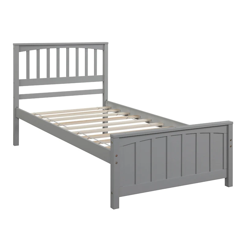 Streamdale Wood Platform Bed Twin