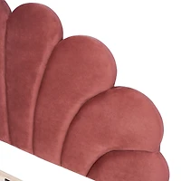 Streamdale Upholstered Platform Bed with Velvet Headboard