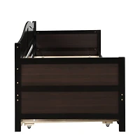 Streamdale Twin Wooden Daybed With Trundle Bed, Sofa Bed For Bedroom Living Room