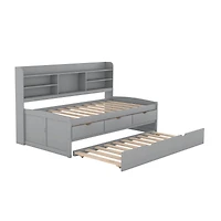 Streamdale Captain's Bed with Built-In Storage