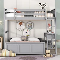Streamdale Full Over Bunk Bed With Desk