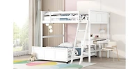 Streamdale Full Over Bunk Bed With Desk