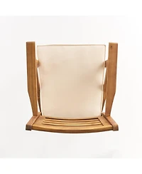 Streamdale Stylish Outdoor Barstool with Cushion (Set of 2)