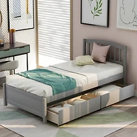 Streamdale Twin Platform Storage Bed with Drawers