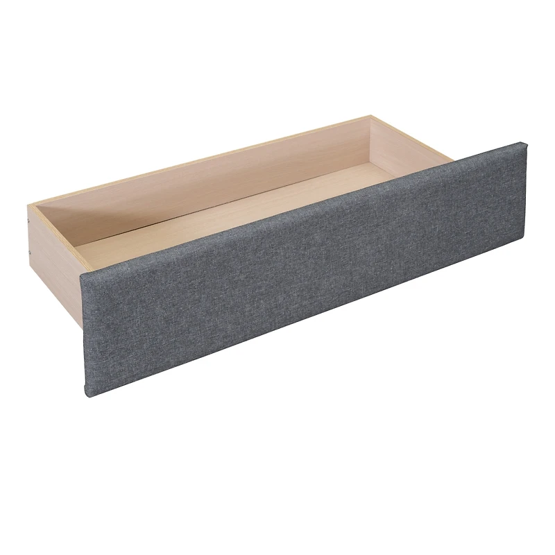 Streamdale Twin Size Upholstered Platform Bed With 2 Drawers